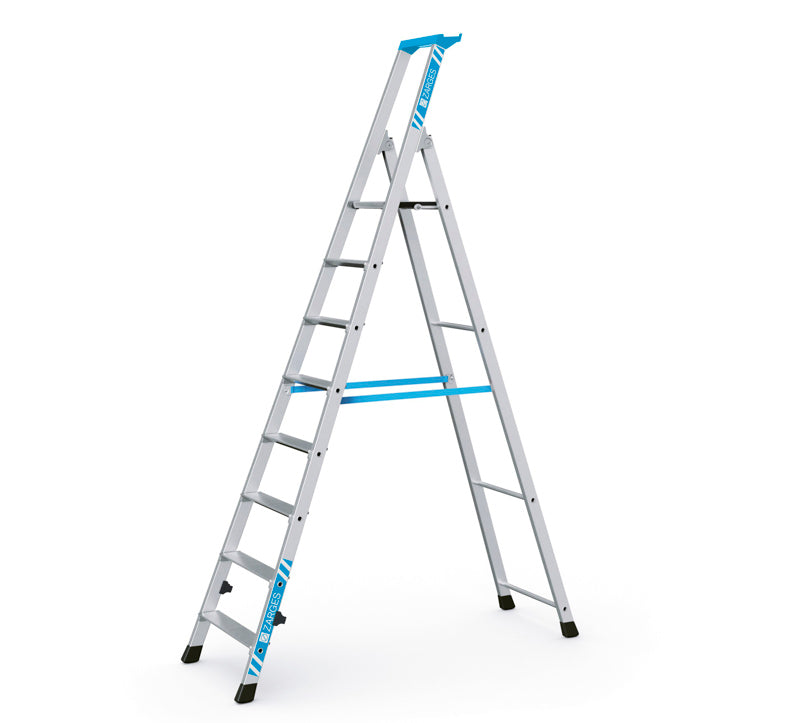 Håndværkerstigen - 8 trin - Platformhøjde 1700H mm - Zarges