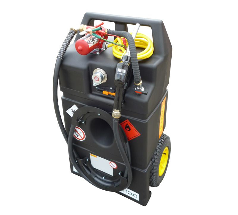 95 liter - Cemo Benzin trolley tank - 12 V pumpe