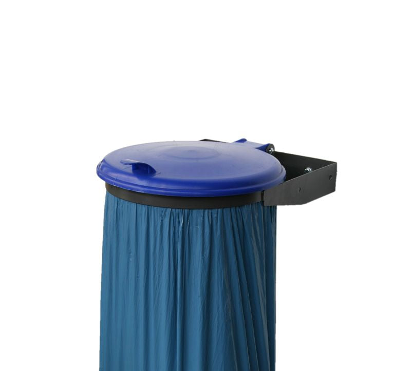 Væghængt stativ - grå/blå