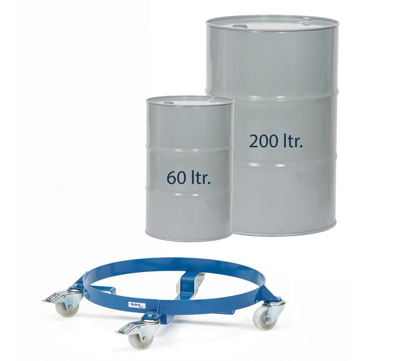 Fetra - Tromlevogne for 60/200 liter stående tromler