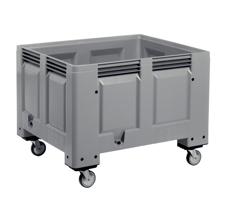 Big boks m. 4 hjul - 670 Liter