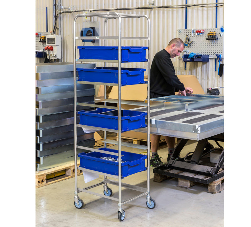 Kassevogne til 8 kasser 600 x 400 mm - Kongamek 