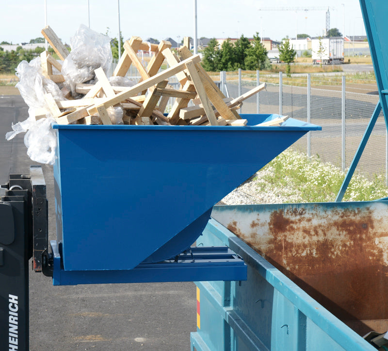 300 liter - Rustfri Tipcontainer