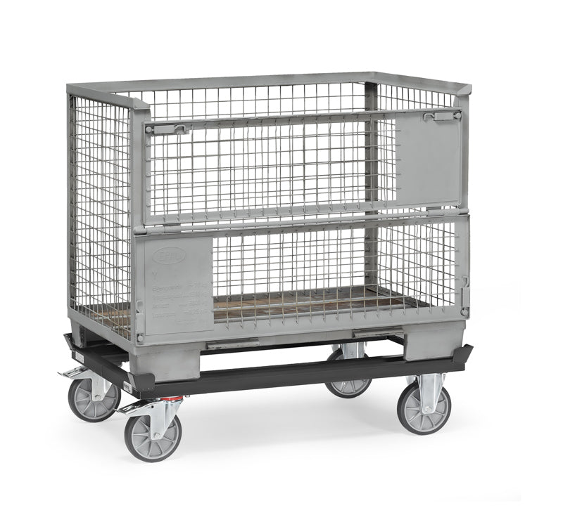 Pallevogn 750 kg - Antracit - 1200 x 800 mm