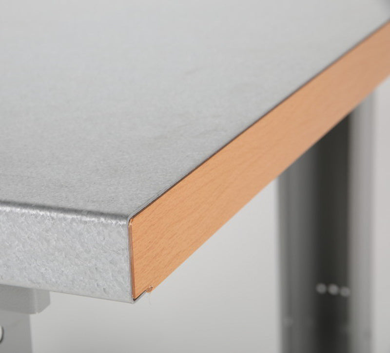 Stål bordplade - Filebænk 1600 x 800 mm