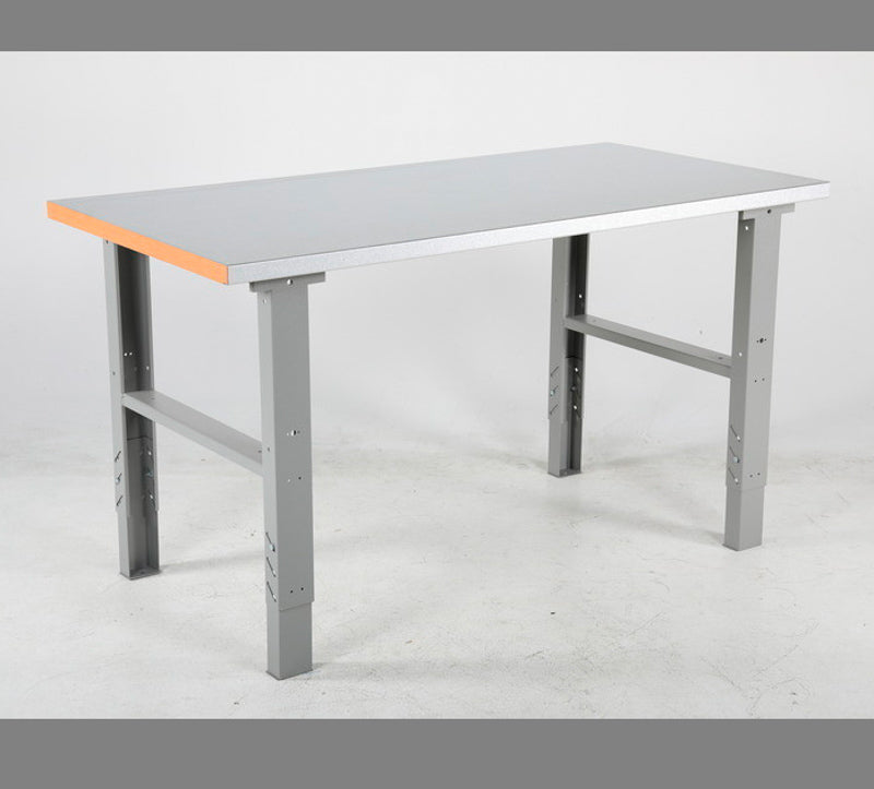 Stål bordplade - Filebænk 1600 x 800 mm