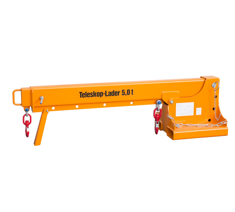 Bauer - Kranarm - 0°- 45° hældning - 5000 kg Lakeret Orange