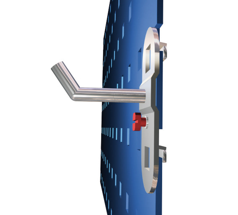 Enzianblå - 1500 x 450 mm Hulplade