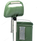 Orange Affaldskurv 50 liter komplet med låg og beslag