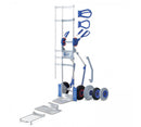 Expresso Alu Sækkevogn med sikkerhedshåndtag, sorte hjul og skovl 5