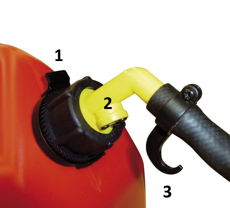 Benzindunk 25 Liter med håndpumpe