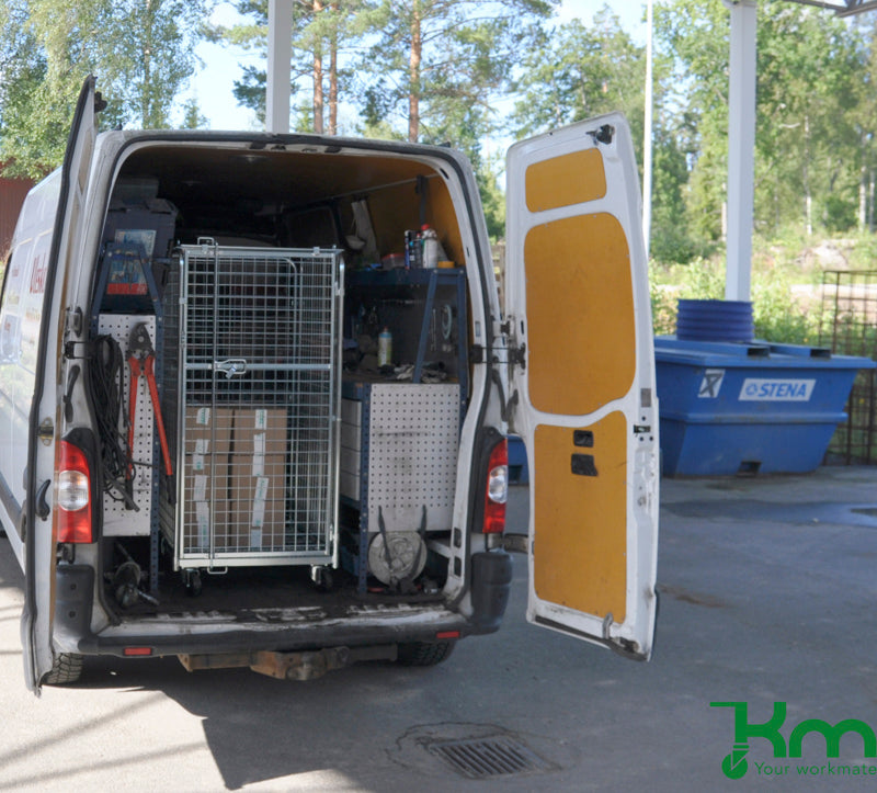Rullecontainer - Aflåselig - Mellem - Kongamek