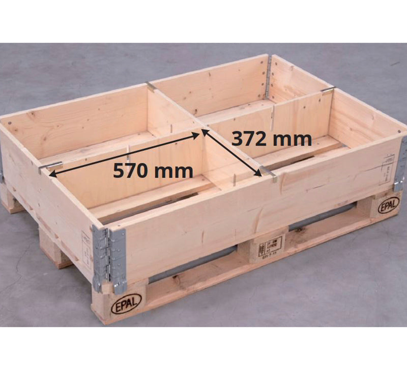 Krydsfiner skillevæg til pallerammer 1200 x 800 & 800 x 600 mm