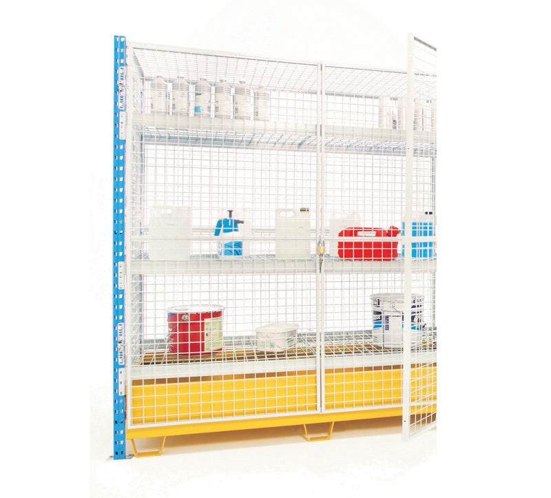 1800x600x2000H mm - Tilbygsektion Sikringsreol