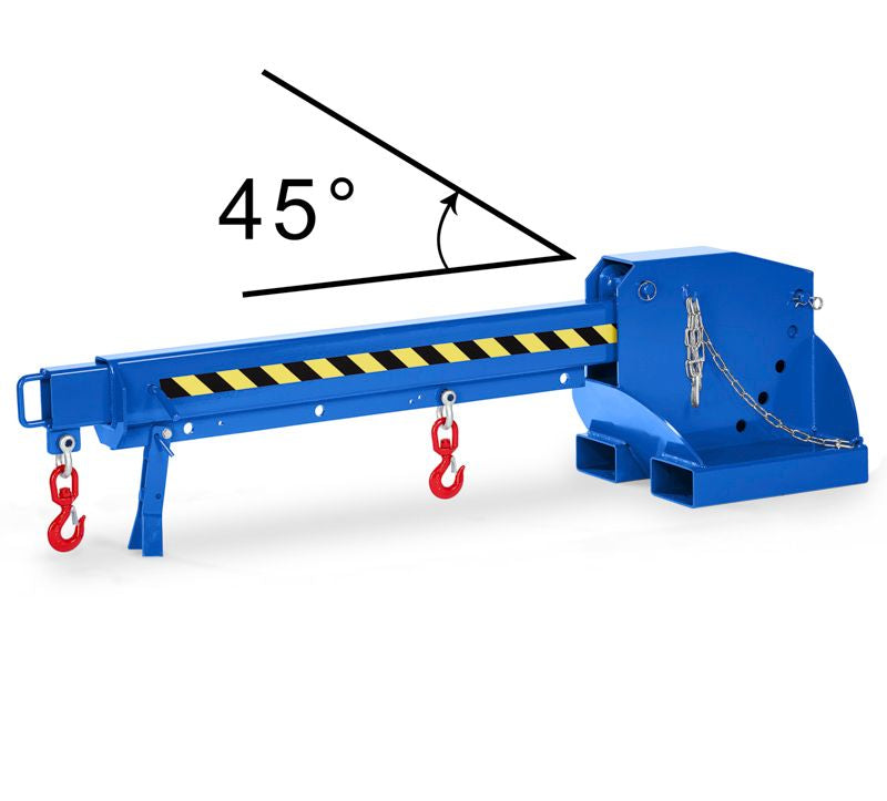 RR - Kranarm 3760 mm - 0°- 45° hældning - 5000 kg Lakeret Blå