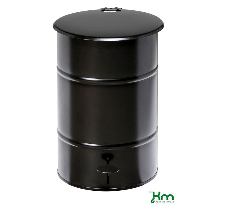 30 liter Sort metal affaldsbeholder - Kongamek