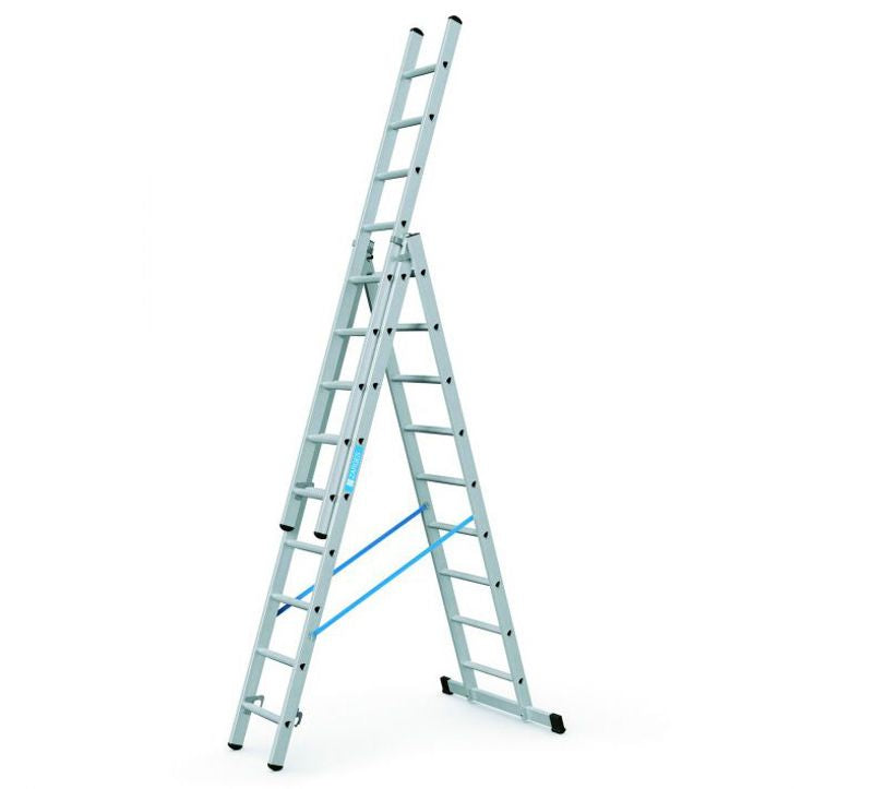 3 x 9 trin - 6100H mm - 3 delt kombi stige prof