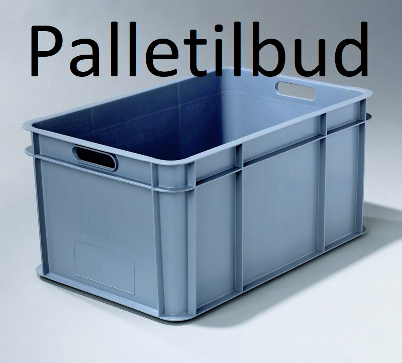 32 stk. transportkasse 54 Liter - Grå