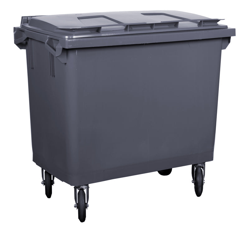 Plast skraldecontainer 660 L