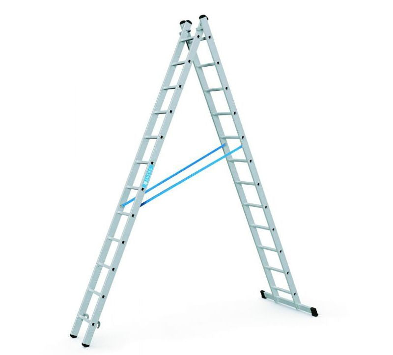 2 x 12 trin - 6050H mm - 2 delt kombi stige prof