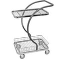 C-linevogn med kurv+hylde