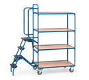 Plukkevogn høj - 4 hylder
