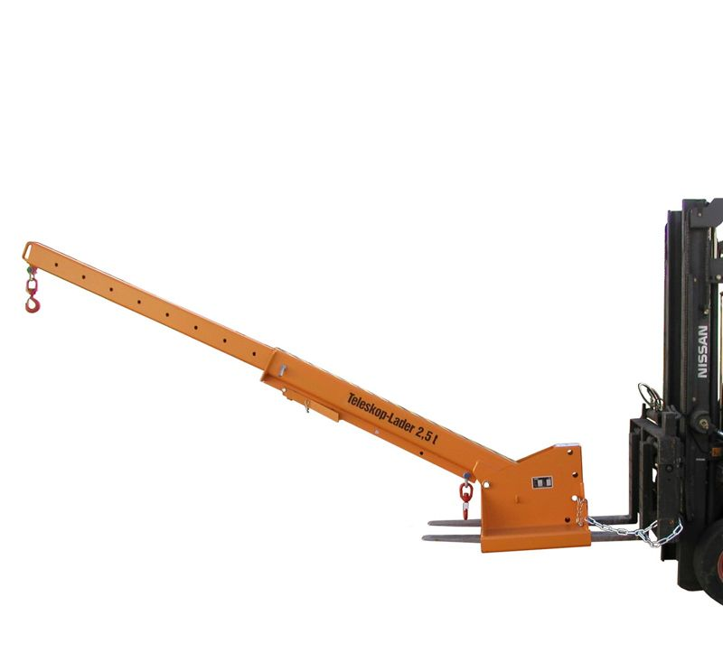 Rakarm Rodd Orange RAL 2000 Bauer - Kranarm - 0°- 45° hældning - 2500 kg Lakeret ...