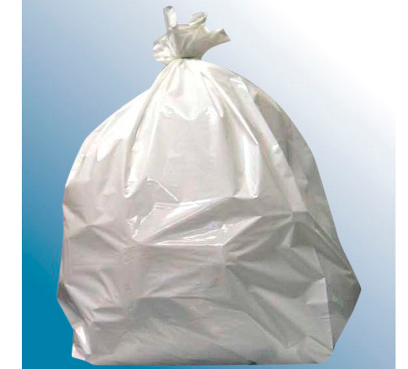 60  Liter Plastposer Hvide