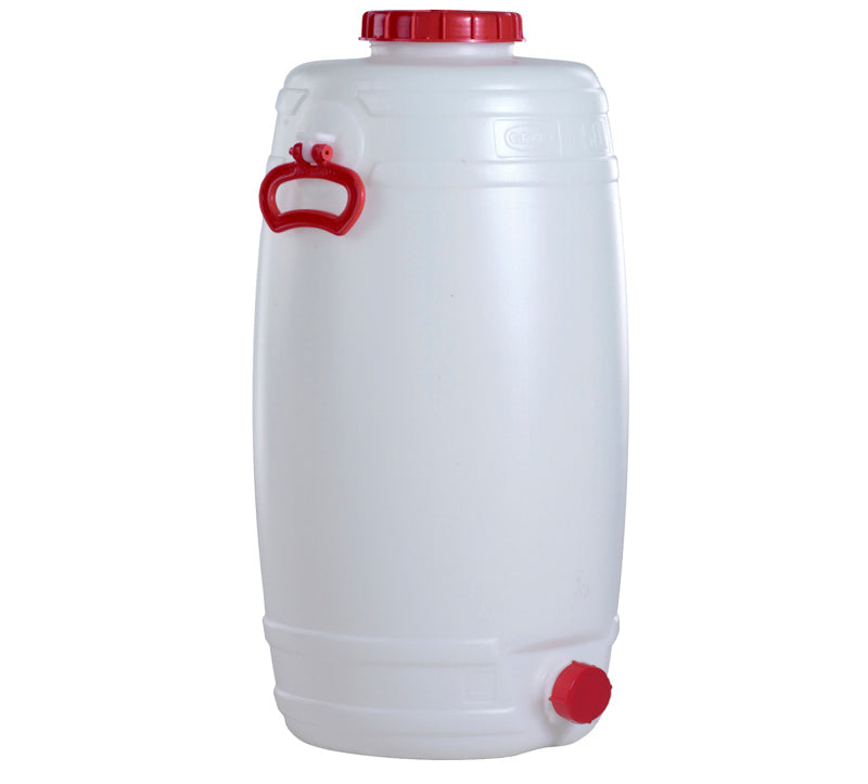 Plastfad m/låg 50 Liter