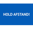 Gulvskilt 200x300 mm - Hold afstand