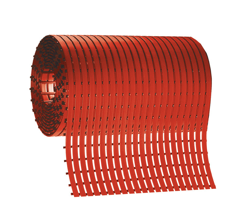 Rød våderumsmåtte - pr. meter - 600 mm bred