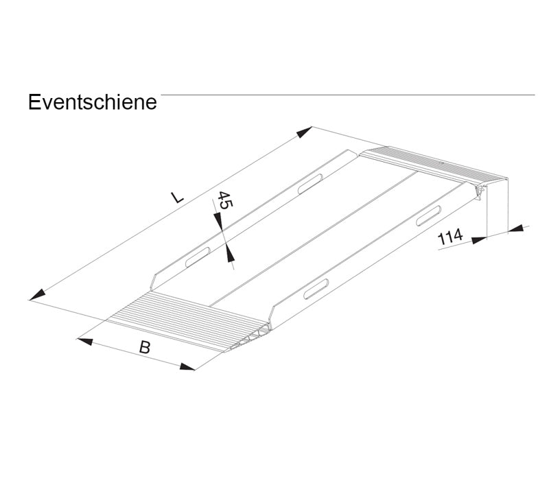 5005 mm Altec Eventrampe - 350 kg