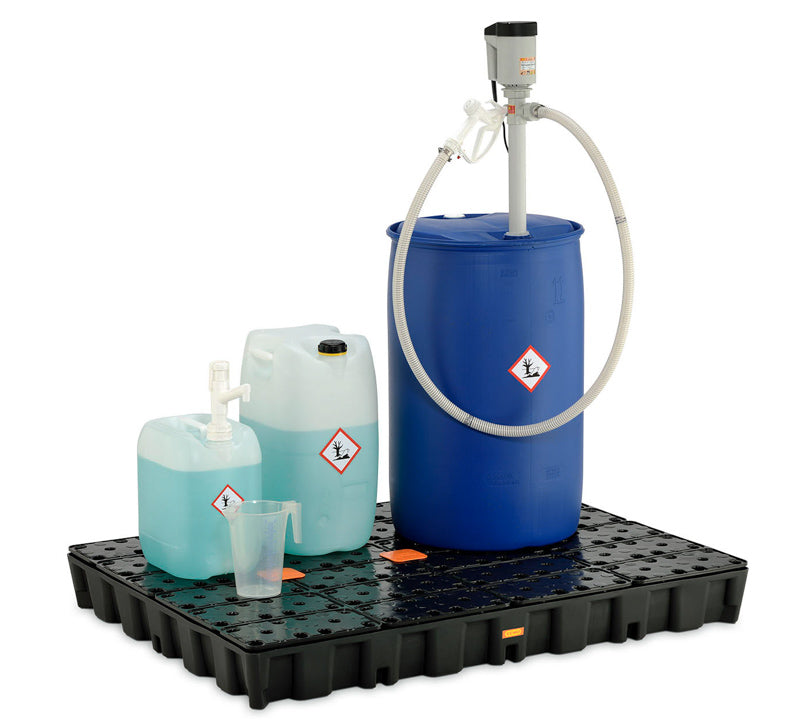 250 liters Cemo Opsamlingskar - med gitterrist