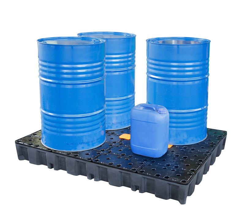 250 liters Cemo Opsamlingskar - med gitterrist