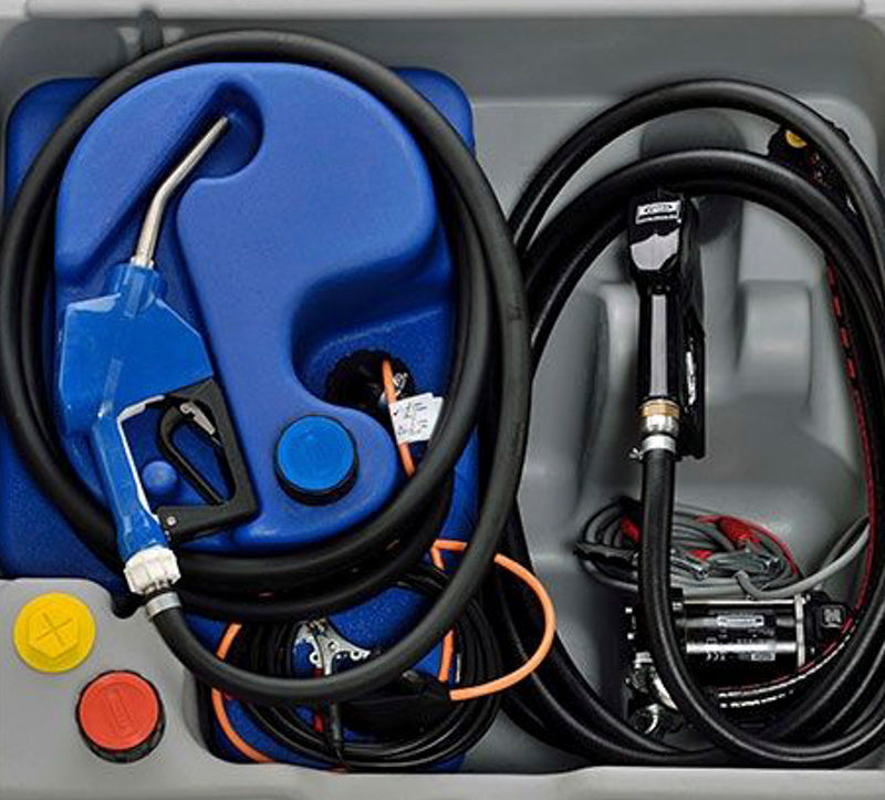 Cemo combi tank Diesel/AdBlue 440/50 liter tankanlæg - 12 V pumpe og låg