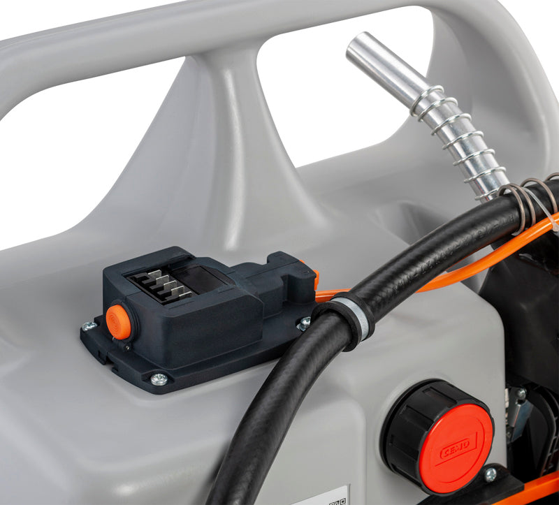 Cemo Diesel trolley tank - 100 liter- 18 V pumpe for batteri