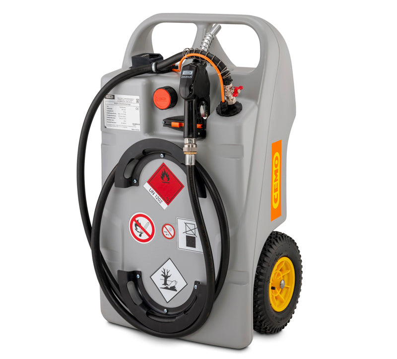 Cemo Diesel trolley tank - 100 liter- 18 V pumpe for batteri
