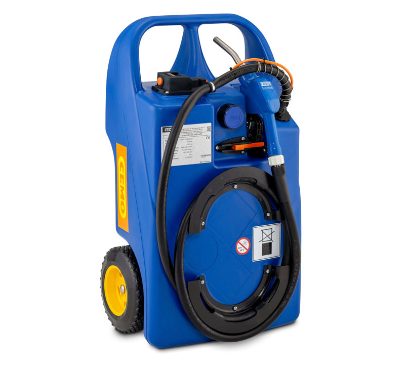 Cemo AdBlue® trolley tank - 60 liter - 18 v pumpe