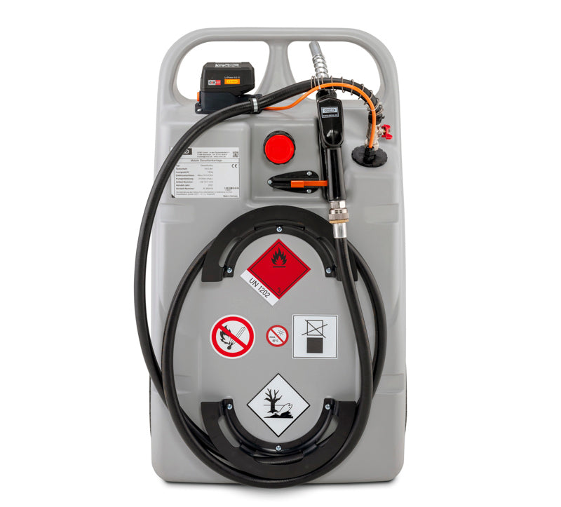Cemo Diesel trolley tank - 100 liter - 18 V pumpe incl. batteri & lader