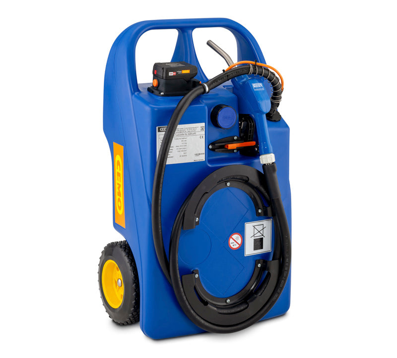 Cemo AdBlue® trolley tank - 60 liter - 18 V pumpe incl. batteri & lader