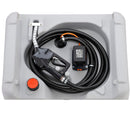 Cemo Mobile diesel tankanlæg - 210 liter med klaplåg, 18 V pumpe og batteri/lader