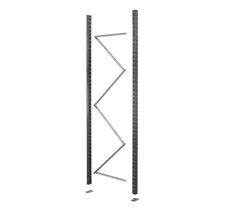 Lagerreol - Tilbygningsfag - 324 kg - 2000 x 600 x 2000H mm - Epsivol