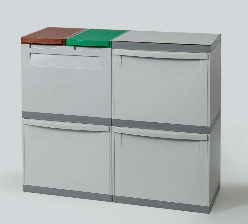 Sorterings-station - 2 x 15 Liter + 3 x 30 Liter