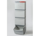 Sorterings-station - 2 x 15 Liter + 3 x 30 Liter - Stel