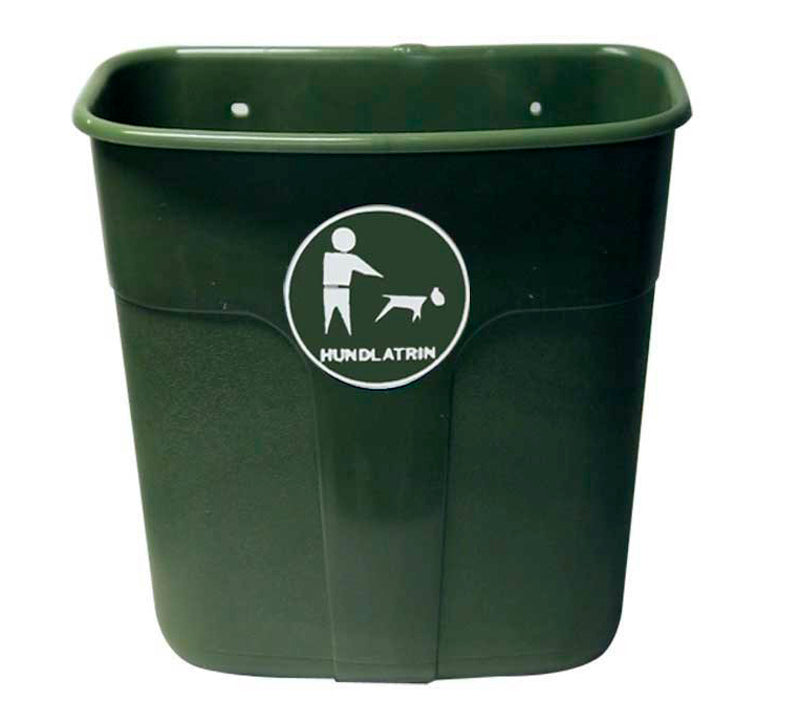 Affaldskurv Avocado grøn , Hund, 40 Liter