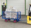 Ladvogn med 4 gittersider 2000 x 1000 mm - Luftgummi hjul