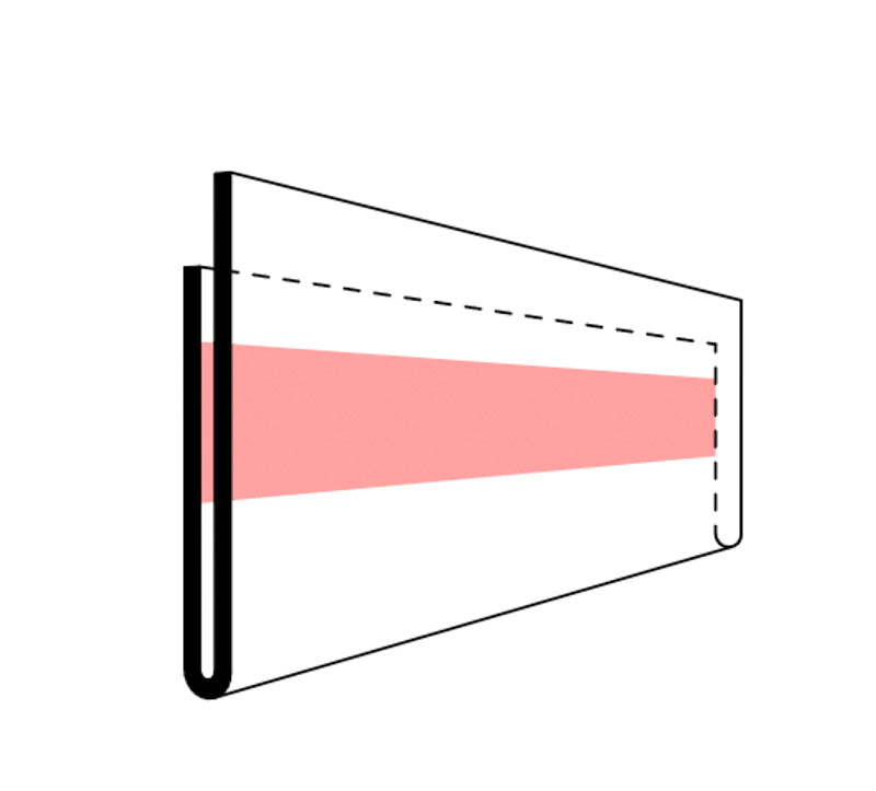 Etiketholder EH - Tape - 100 x 18H mm