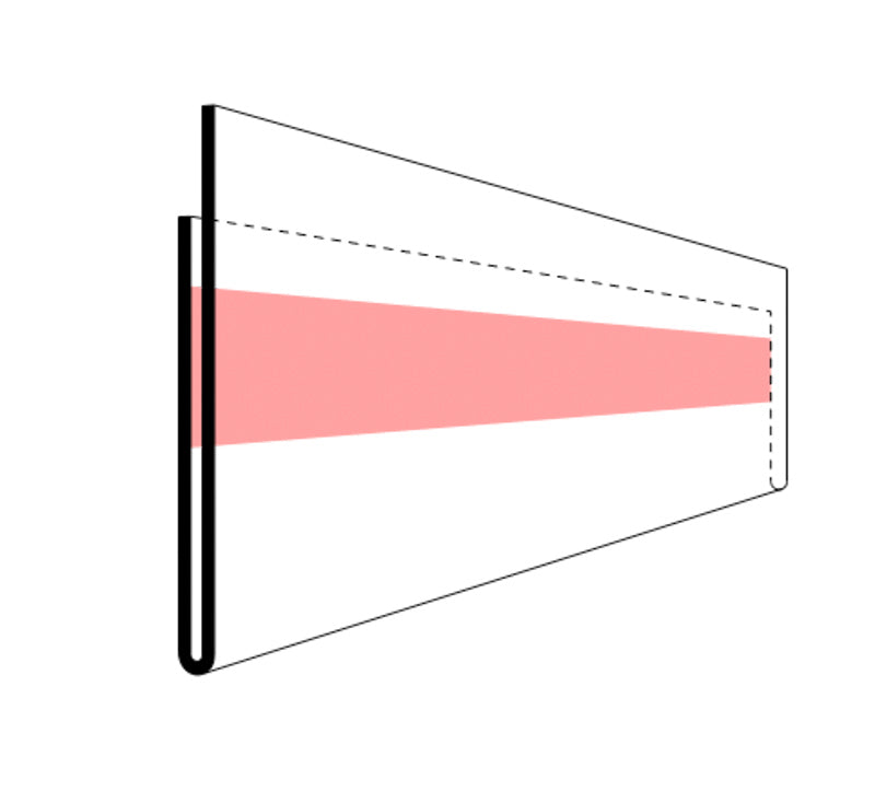 Etiketholder EH - Tape - 210 x 100H mm