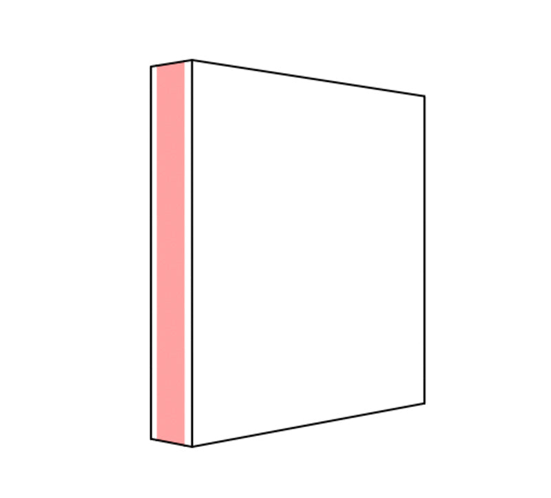 Gangskilt - 200 x 210H mm