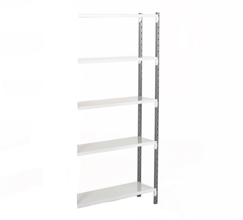 Lagerreol - Tilbygfag - 1250 x 500 x 2000H mm - Fliclass